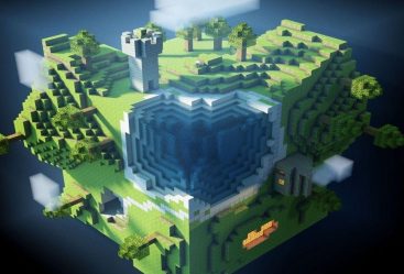 In Minecraft created the Earth in full size