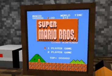 The Modder added in Minecraft emulator console NES